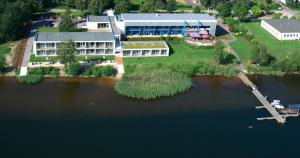 森夫滕贝格湖海滩酒店鸟瞰图