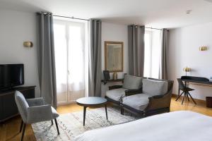 Hotel Beau Site - Rocamadour的休息区