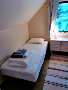 Lyngen Arctic View客房内的一张或多张床位