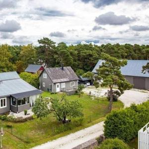 StångaGotland, Hästgård i Stånga的房屋和庭院的空中景致
