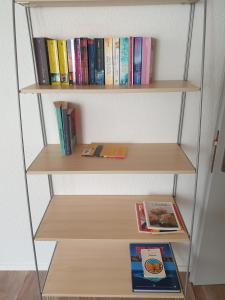 韦森Mornag AG Ferien Wohnung的书架,书架,书