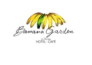 圣克鲁斯-德拉帕尔马Banana Garden La Palma的棕榈树酒店标志
