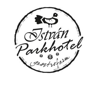 SormásIstván Parkhotel és Gasztrofarm的黑白邮票,公鸡和短信用布斯达菲尔德