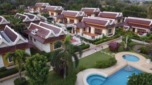 Khao Tao lake & beach villas, Hua Hin.鸟瞰图