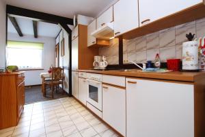 Apartment, Malchow的厨房或小厨房