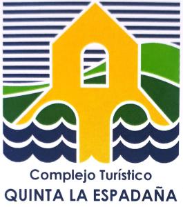 San AndrésComplejo turístico Quinta La Espadaña的水中房屋的标志