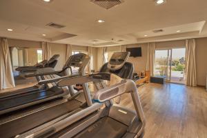 HOTEL TERMAS VICTORIA Wellness Spa的健身中心和/或健身设施