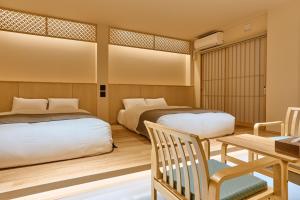 Konjaku-So Tempozan Osaka Bay -Universal Bay Area-客房内的一张或多张床位