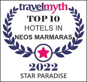 新马尔马拉斯Star Paradise Hotel的海军陆战队顶级酒店标志