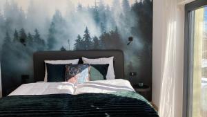 Frankenwald-Lodge客房内的一张或多张床位