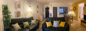 Albufeira Praia São Rafael Sun Apartment的休息区