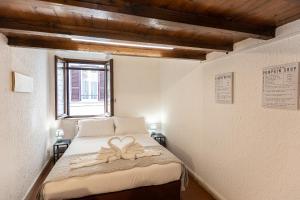 Ciambella Terrace-Rental in Rome客房内的一张或多张床位