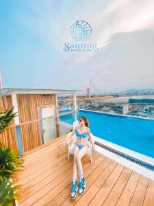 Santori Hotel And Spa内部或周边的泳池