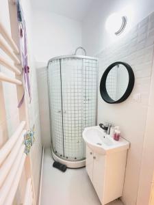 Apartament Plopilor Studios的一间浴室