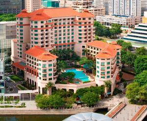 新加坡Paradox Singapore Merchant Court at Clarke Quay的城市空中景观高楼