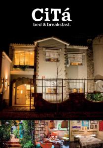 圣米格尔·德·图库玛Casa de Arte CiTá, bed and breakfasts的一张房子的照片,上面写着cita住宿加早餐旅馆