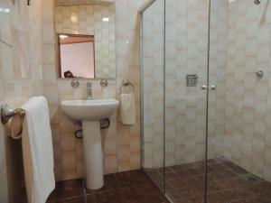 Hotel Casa Tequis San Luis Potosi的一间浴室