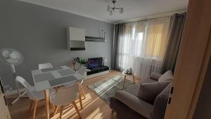 Apartament M-3 CENTRUM的休息区