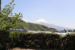 富士河口湖コテージトガワ＜Cottage TOGAWA＞的享有远处雪山的景色