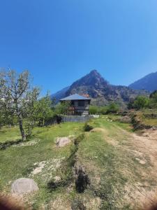 马拉里Cliffer Cottage: Make Mountains Memorable!的山顶草场上的房子