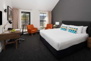 弗里曼特尔滨海莱吉斯酒店客房内的一张或多张床位