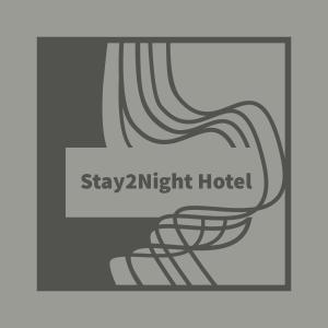 迪林根安得萨尔Stay2Night Hotel的夜间酒店向量图示