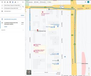 莫里旅游Spa酒店的地铁地图的截图