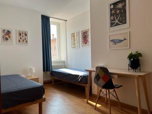 Appartamenti Baia Azzurra 5.客房内的一张或多张床位