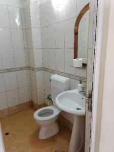 斯特鲁加CentrRooms-DS的一间带卫生间和水槽的浴室