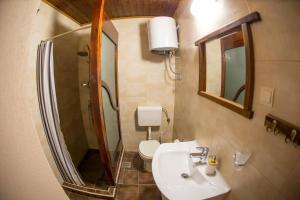 拉法洛维奇Apartments Kole的一间带水槽、卫生间和镜子的浴室