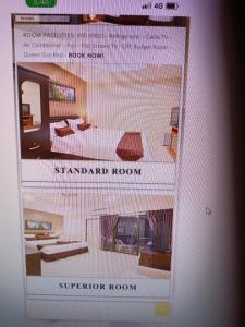 芭堤雅市中心the links hotel的网站上的酒店房间的照片