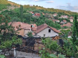 皮罗特Vila Mir的村里山丘上的一群房子