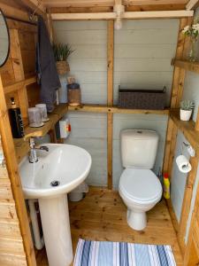 The Yurt @ Osmore的一间浴室