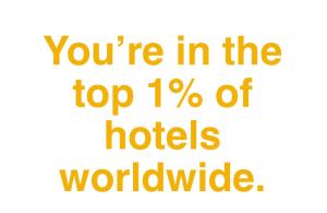 托基Crowndale Torquay - Exclusively for Adults的显示你在全世界酒店之首的标志
