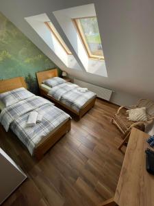 Bacówka Polany客房内的一张或多张床位