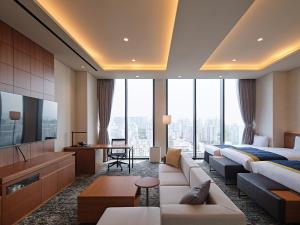 Roynet Hotel Seoul Mapo的休息区