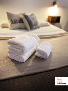 Beatriz Apartamentos - Monoambientes客房内的一张或多张床位