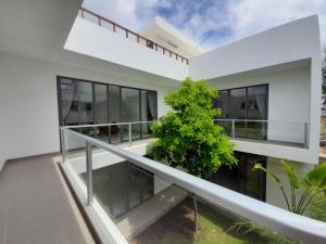 Villa Zenna Long Hải - Mimosa 611 View Biển外面的花园