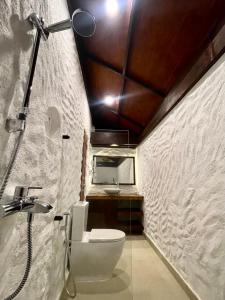 FehendhooAtholhu Residence的一间带卫生间和水槽的浴室