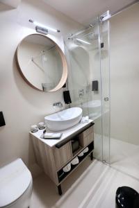 米莱尼耶酒店的一间浴室