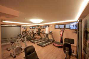 卡帕纳区奥德普罗夫迪夫豪斯旅馆的健身中心和/或健身设施