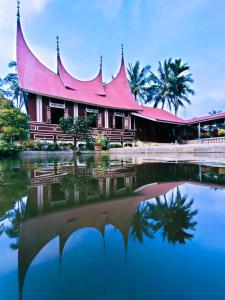Rumah Gadang Simarasok内部或周边的泳池