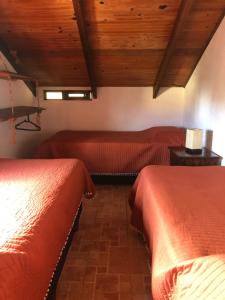 德尔迪阿布罗角El Mirador的配有木天花板的客房设有两张床。