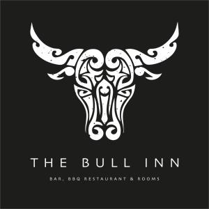 巴特尔The Bull的黑白公牛旅馆标志