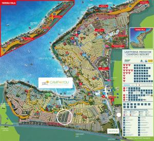 波雷奇Mobile Homes - Lanterna Premium Camping Resort的迪斯尼世界度假区地图