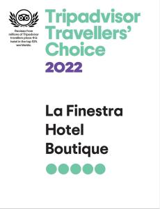 拉维加La Finestra Spa Hotel Boutique的内插旅客选择网站的截图