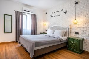 The Poyz Hotel Bodrum客房内的一张或多张床位