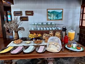 Pousada Cascata提供给客人的早餐选择