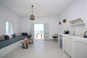 ELIA PRIVILEGED SUITES Andros ΑΝΔΡΟΣ的厨房或小厨房