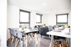 格拉斯哥Private Bedrooms with Shared Kitchen, Studios and Apartments at Canvas Glasgow near the City Centre for Students Only的相册照片